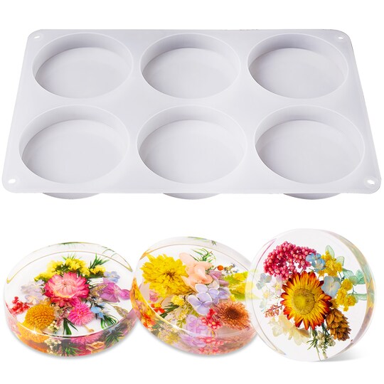 5 Pièces Transparent Silicone Coaster Mold, Epoxy Résine Moules, Moules Silicone pour Resine Epoxy, Moule pour Resine Epoxy pour DIY Dessous-de-Verre Plateau 5 Pièces Transparent Silicone Coaster Mold, Epoxy Résine Moules, Moules Silicone pour Resine Epoxy, Moule pour Resine Epoxy pour DIY Dessous-de-Verre Plateau
